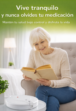 Pastillero Inteligente 28 Días con Alarma y Luz